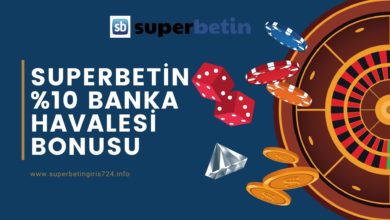 Superbetin %10 Banka Havalesi Bonusu