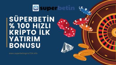 Süperbetin % 100 Hızlı Kripto İlk Yatırım Bonusu