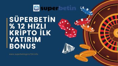 Süperbetin % 12 Hızlı Kripto İlk Yatırım Bonus