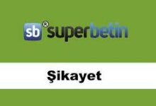 Superbetin Şikayet